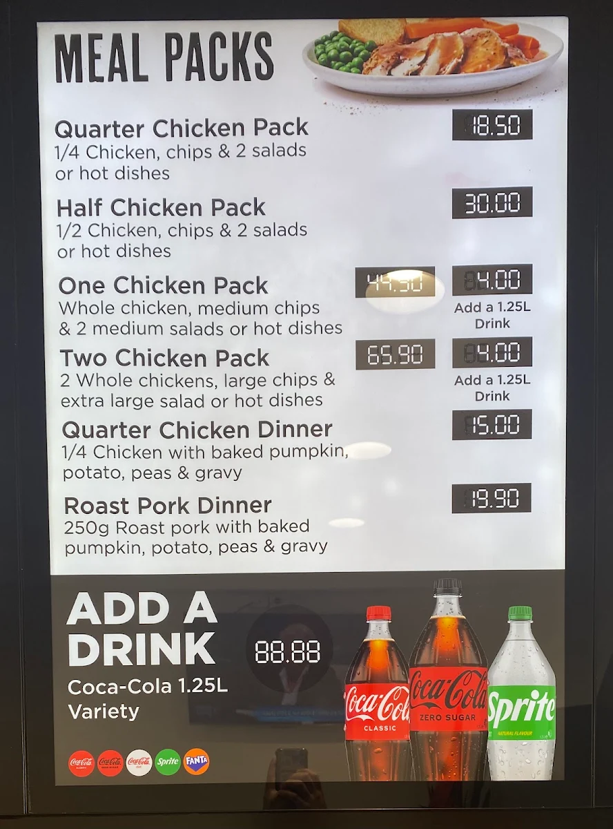 Menu, Fired Up