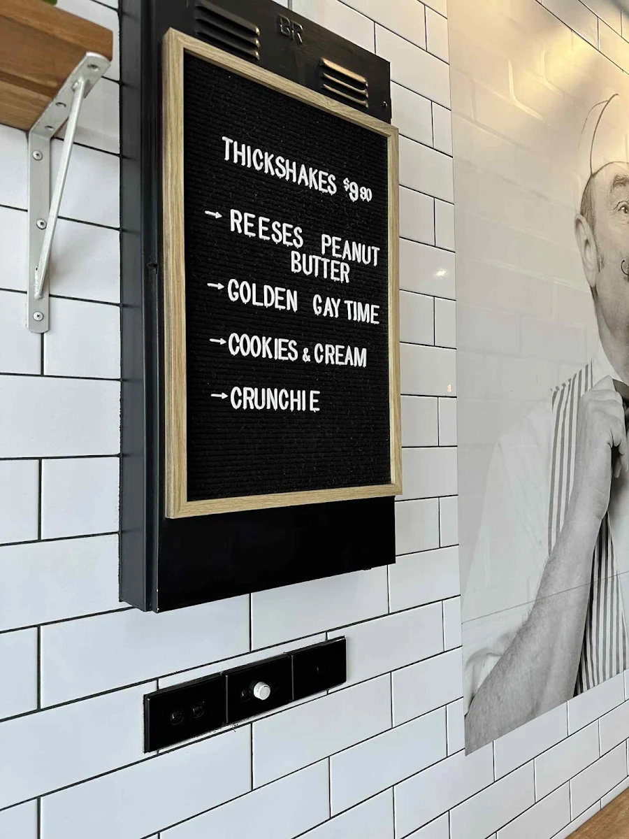 Menu, Burger Inc