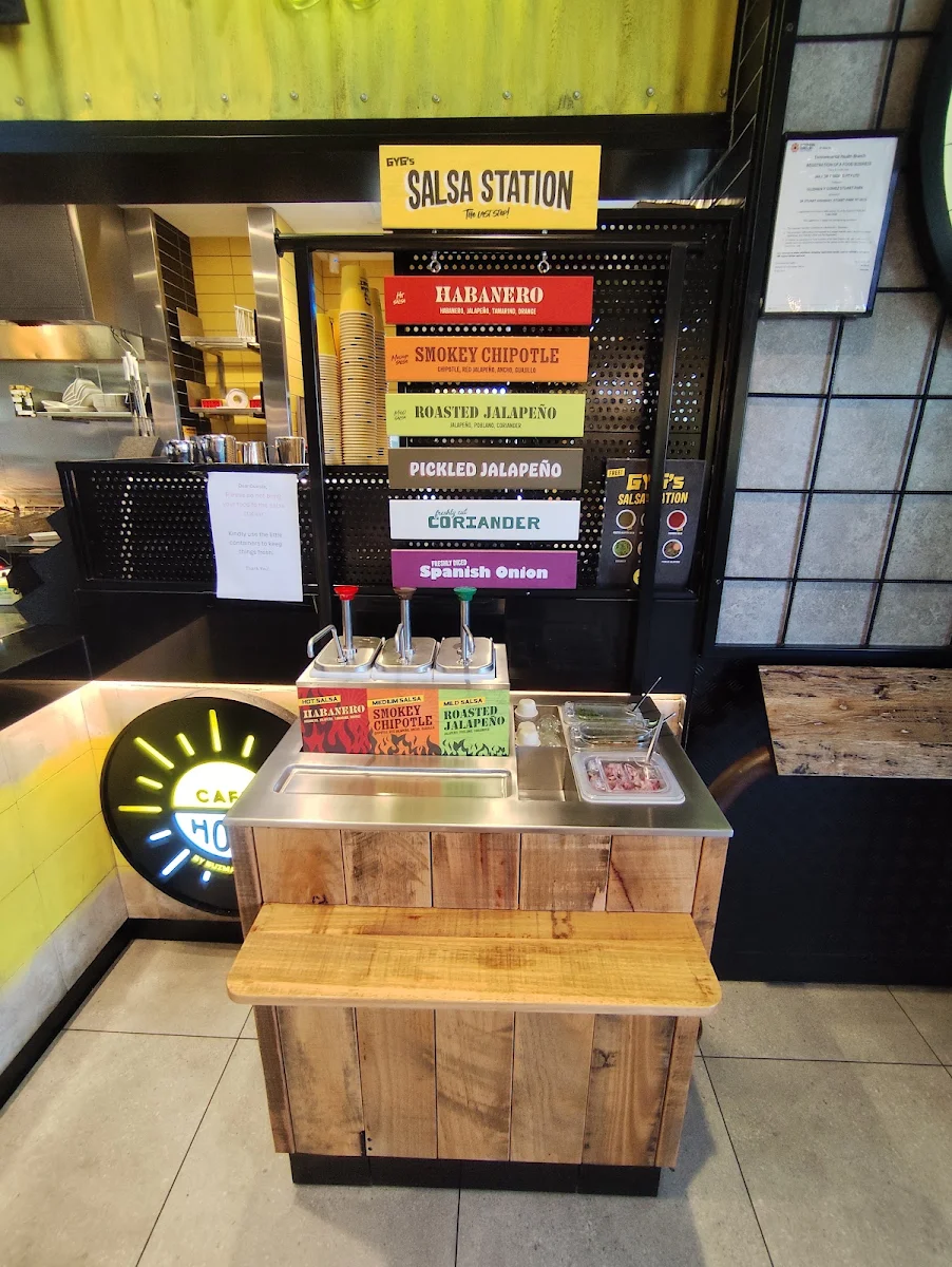Menu, Guzman y Gomez - Stuart Park