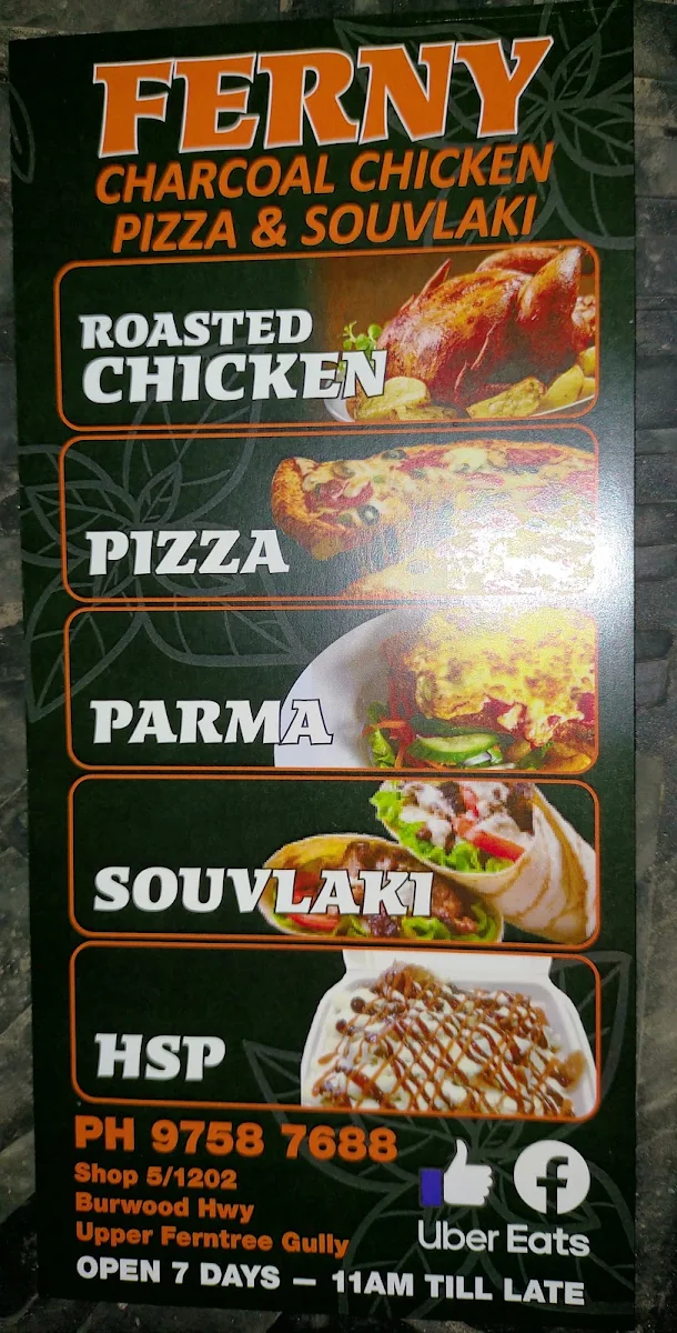 Menu, Gully Slice & Grill Kebab House