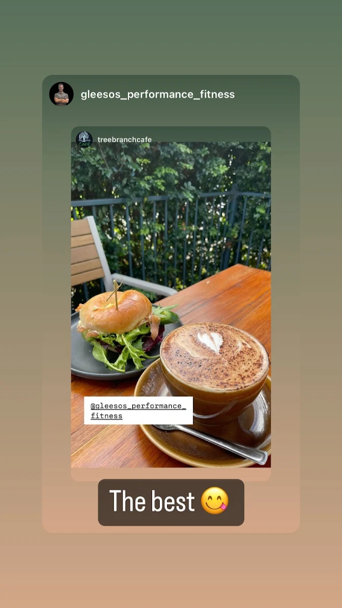 Menu, Tree Branch Cafe narellan