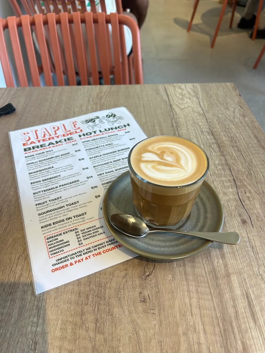 Menu, Staple Eatery and Deli