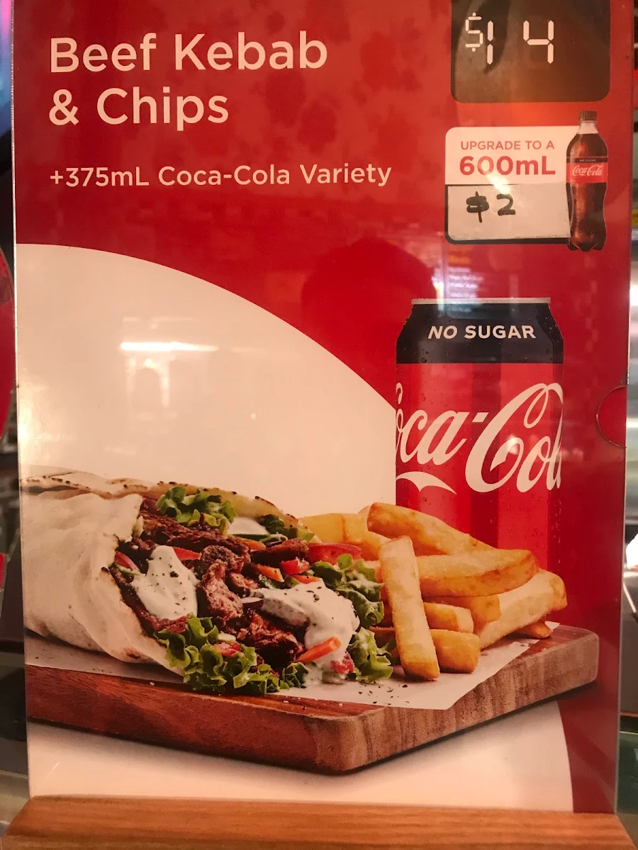 Menu, Ali Baba Kebab Palace