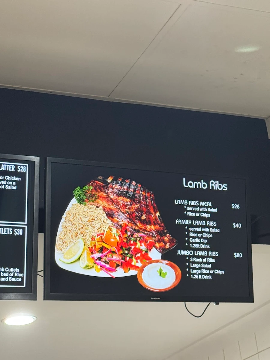 Menu, Little Lebanon Restaurant - Victoria Park