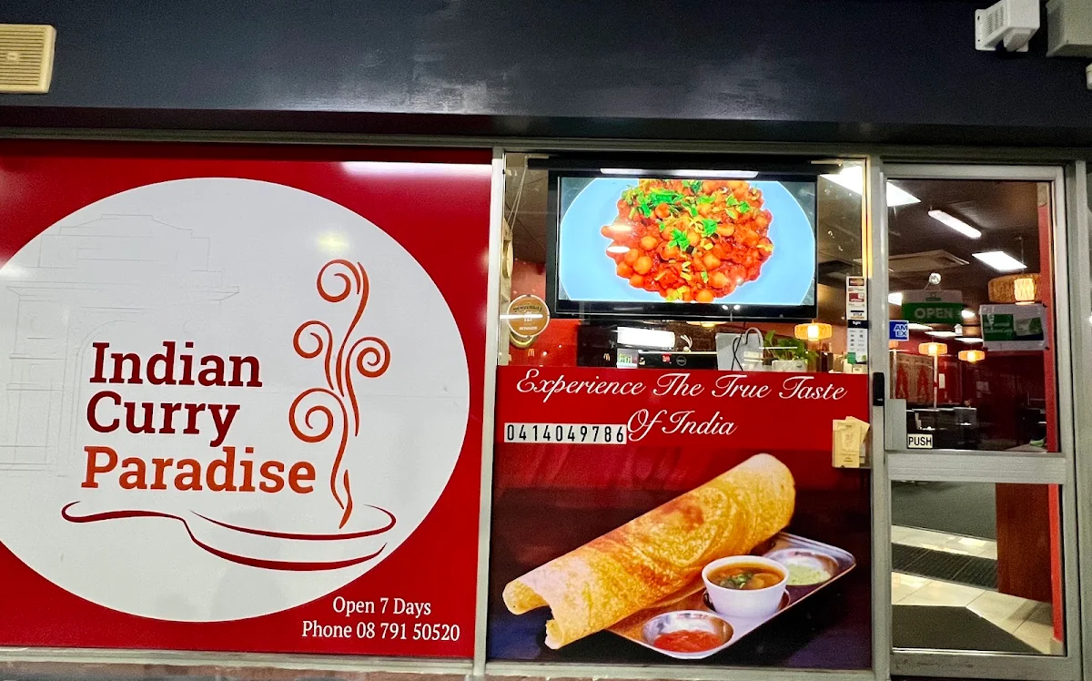 Menu, Indian Curry Paradise