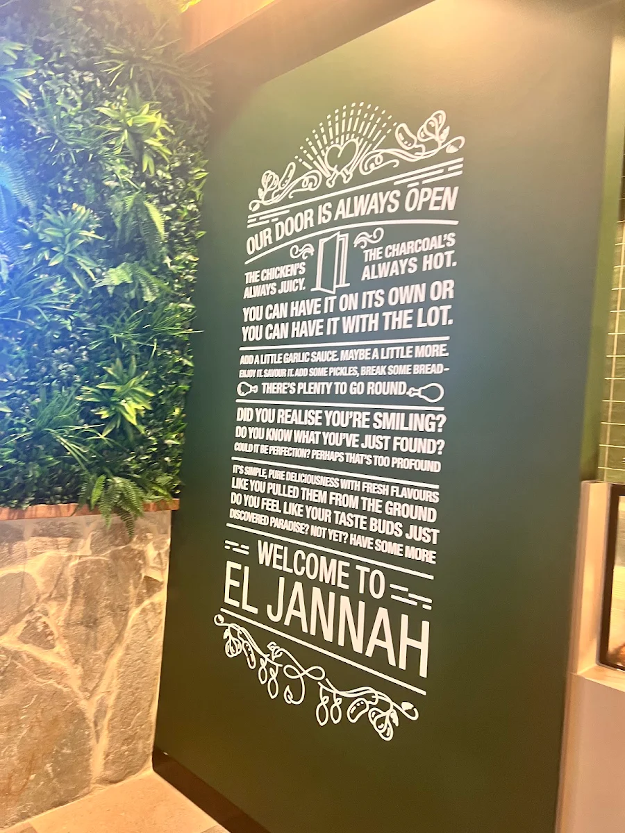 Menu, El Jannah Chicken Hawthorn