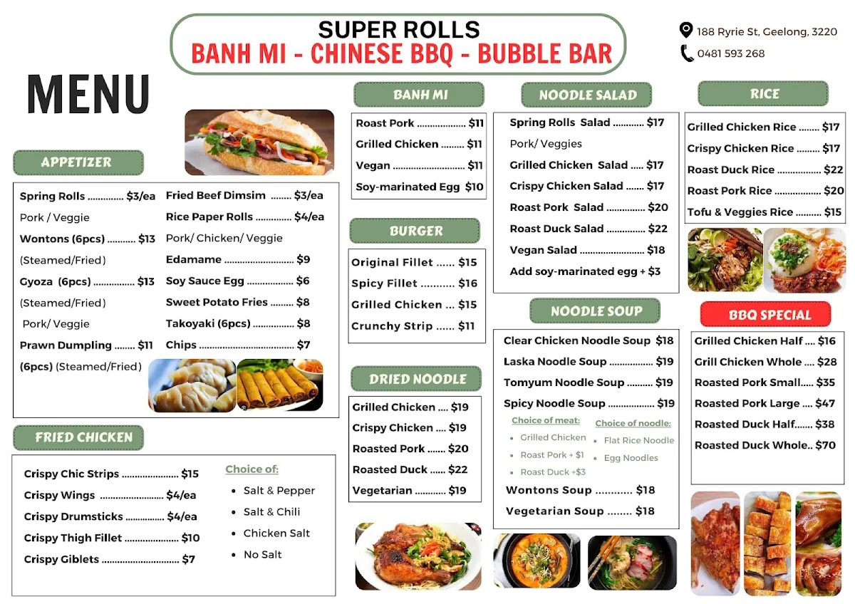 Menu photo 1