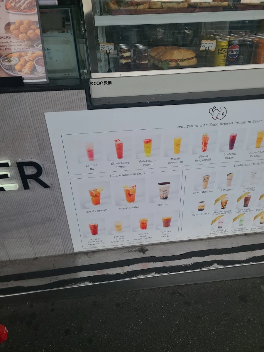 Menu, Teaser Southern Cross Station