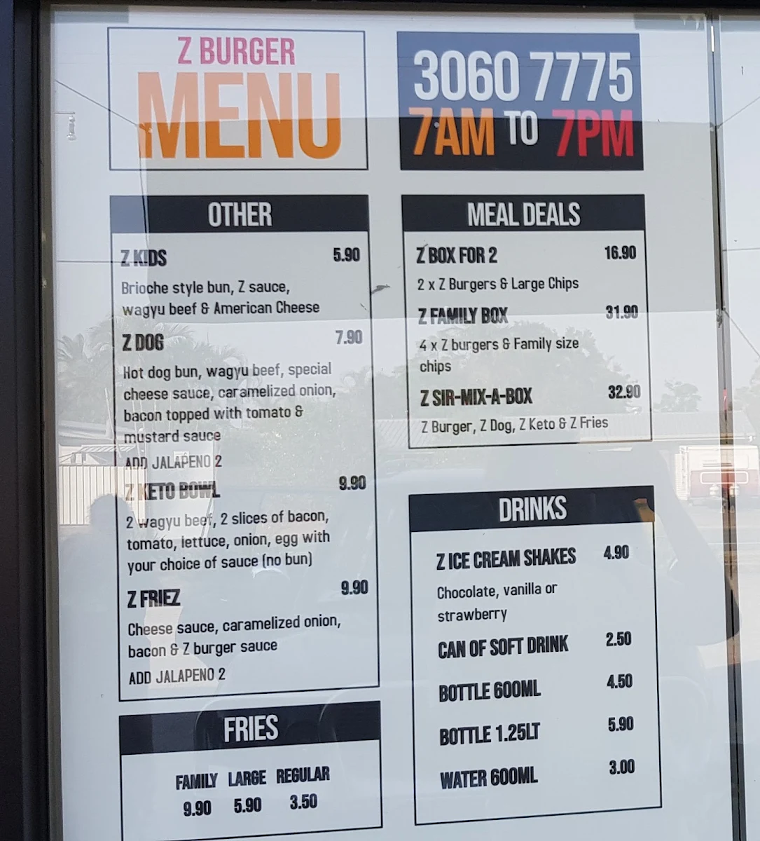 Menu, Friendly Grocer Deception Bay