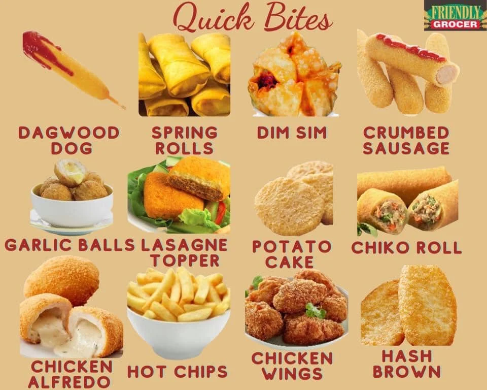 Menu, Friendly Grocer Deception Bay