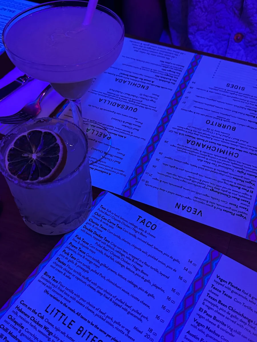 Menu, Miia Mexiico Dubbo