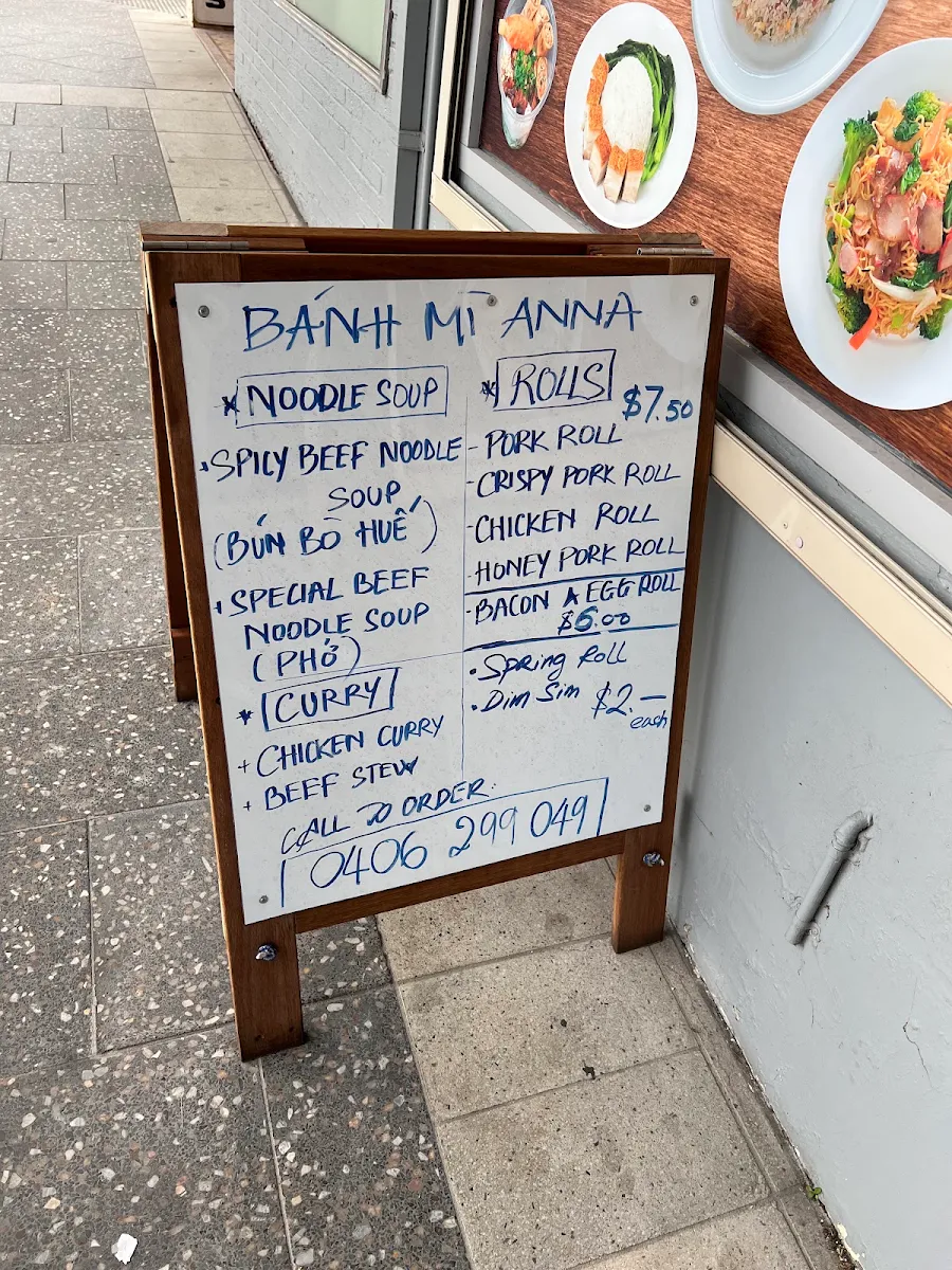 Menu, Banh Mi Anna