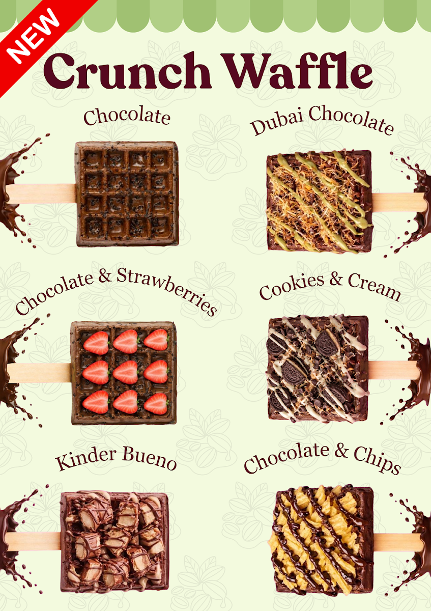 Menu, Pistache