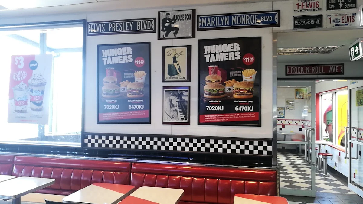 Menu, Hungry Jack's Burgers Mt Annan