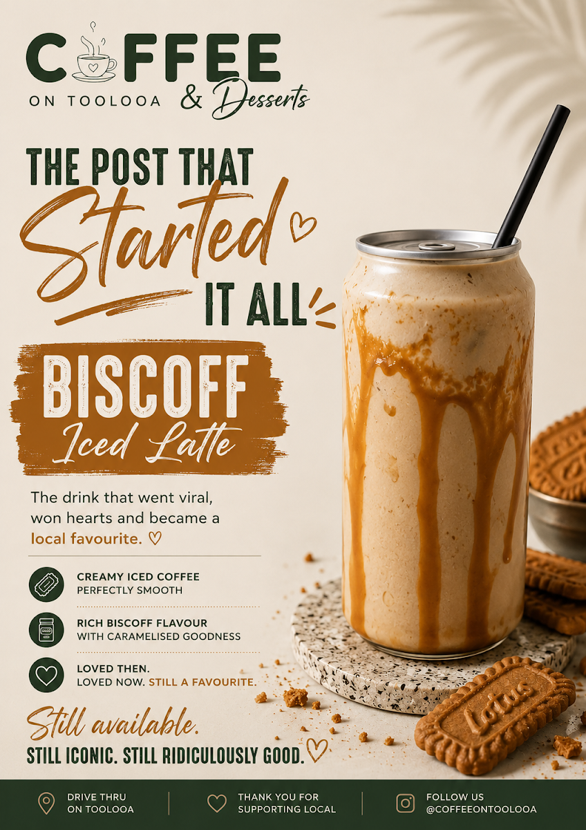 Menu, Coffee & Dessert on Toolooa (Drive Thru)
