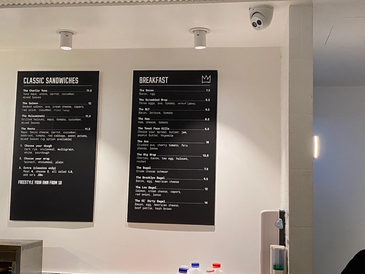 Menu, Brooklyn Bridge Deli