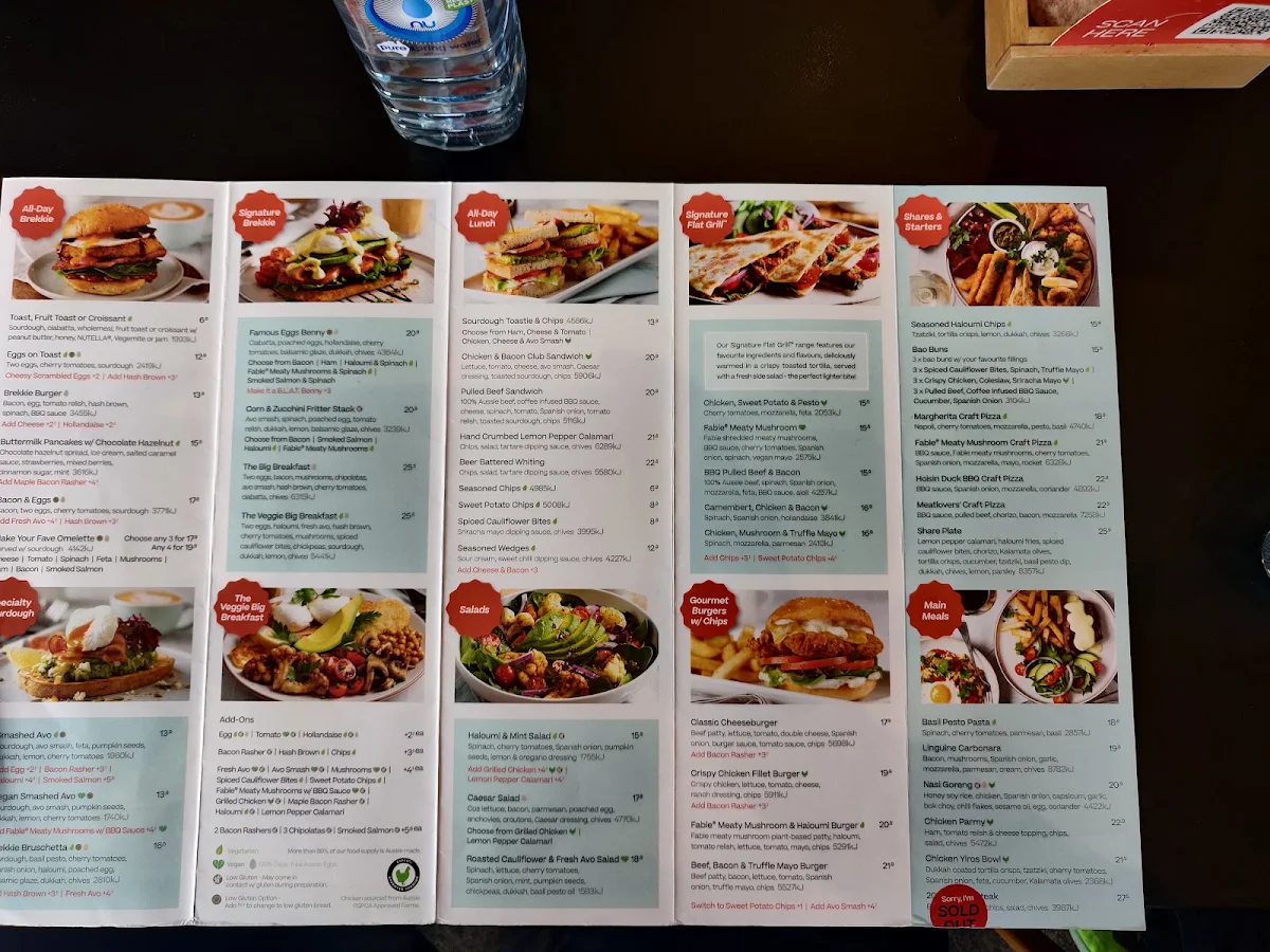 Menu, The Coffee Club - Norwest Business Park