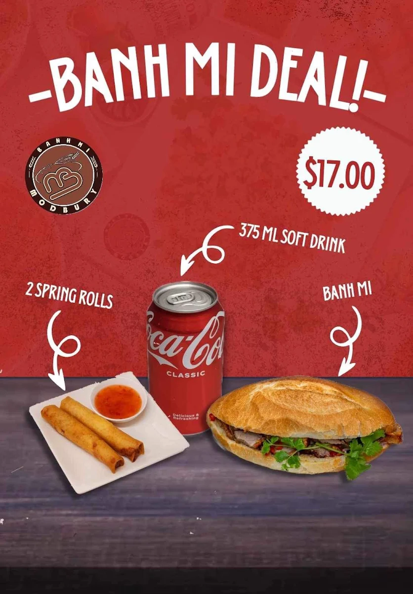 Menu, MODBURY BANH MI