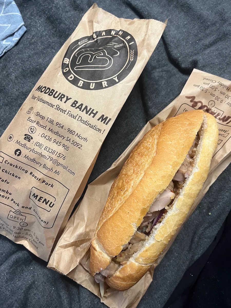 Menu, MODBURY BANH MI