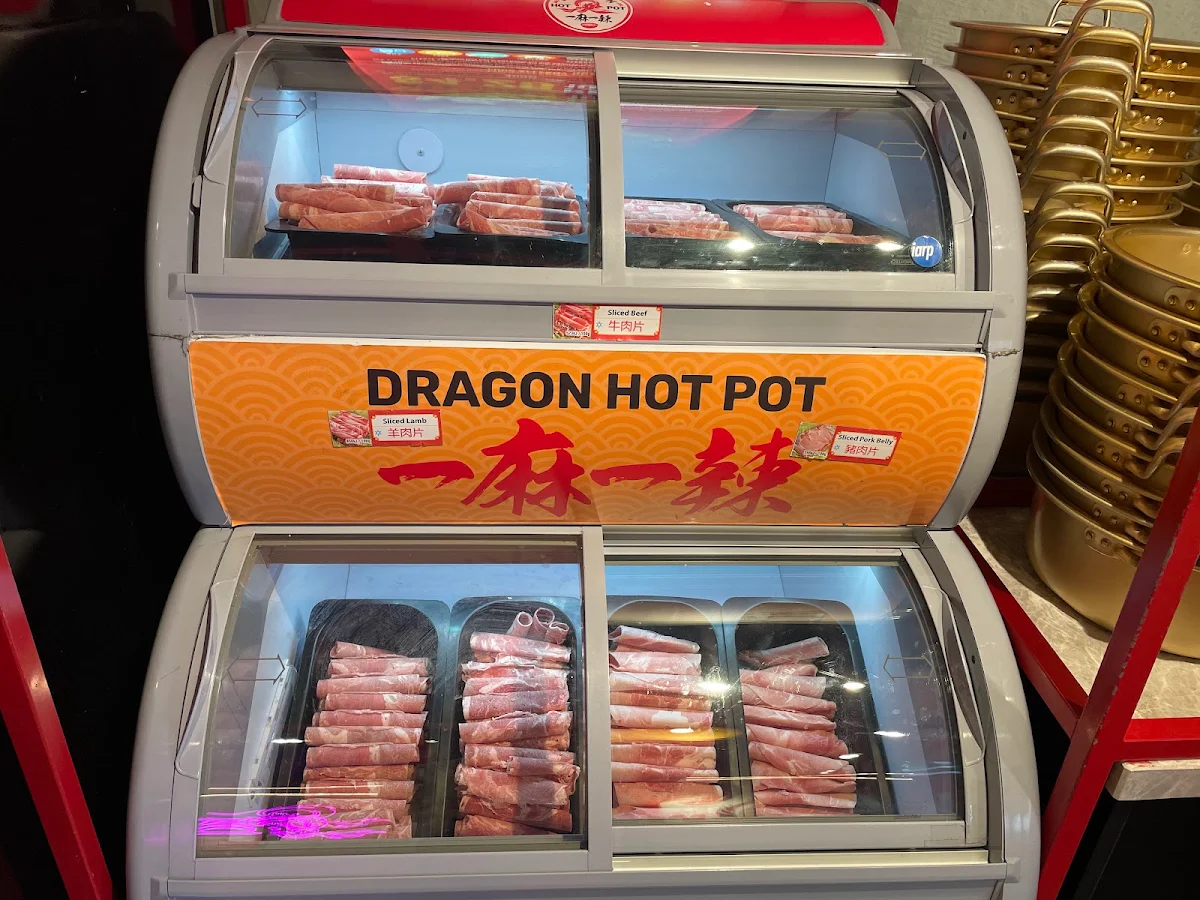 Menu, Dragon Hot Pot Carnegie