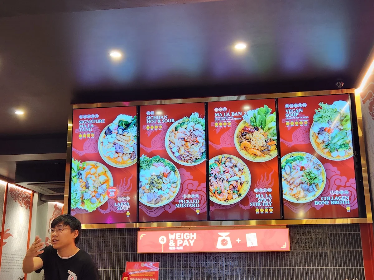 Menu, Dragon Hot Pot Carnegie