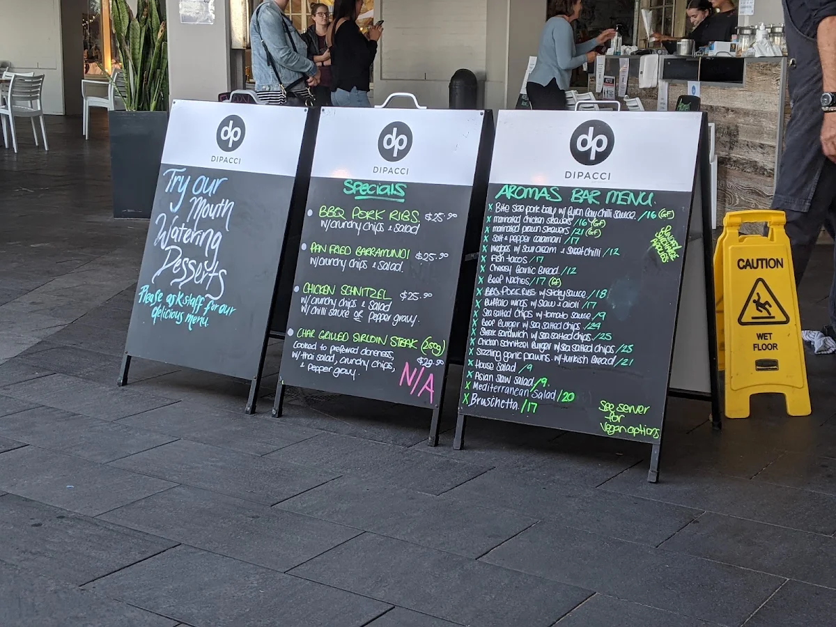 Menu, Aromas On Sea
