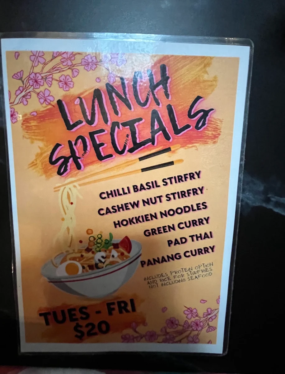 Menu, Artasian