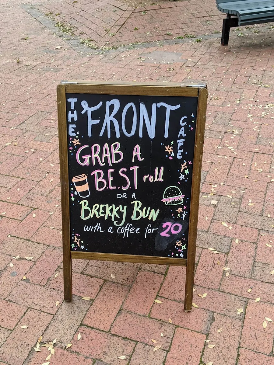 Menu, The Front Gallery & Cafe