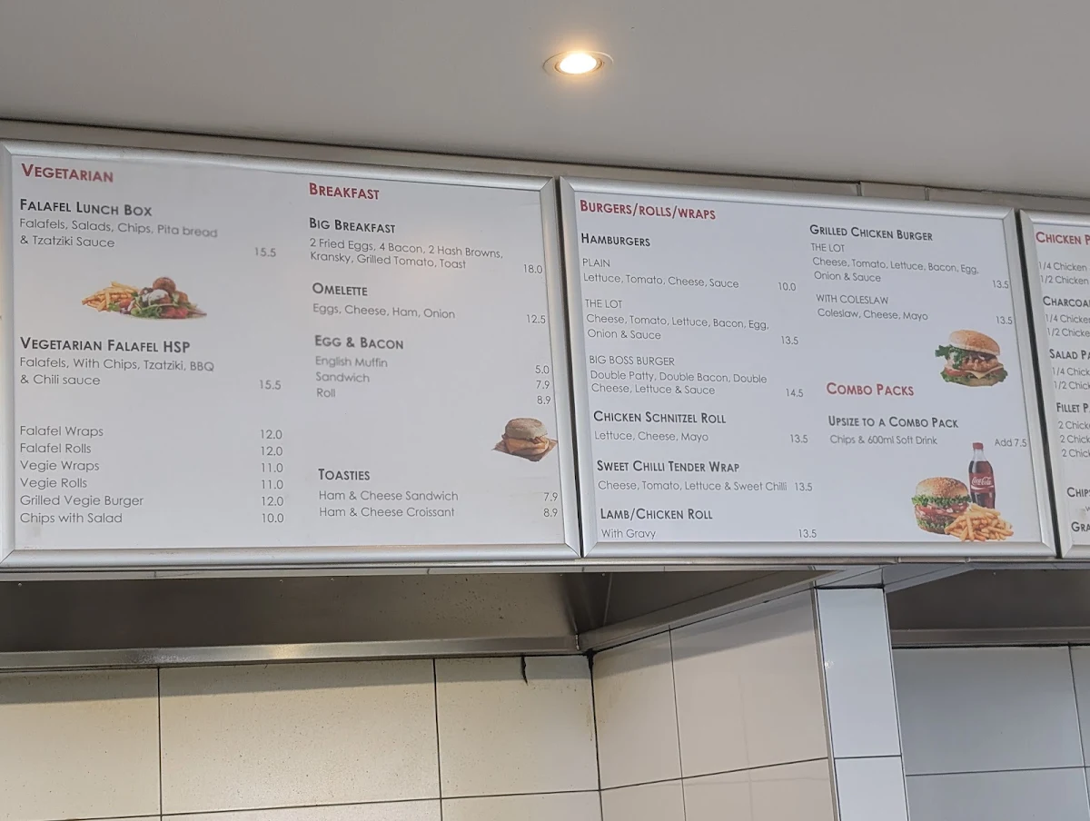 Menu, Mordy Charcoal and Grill