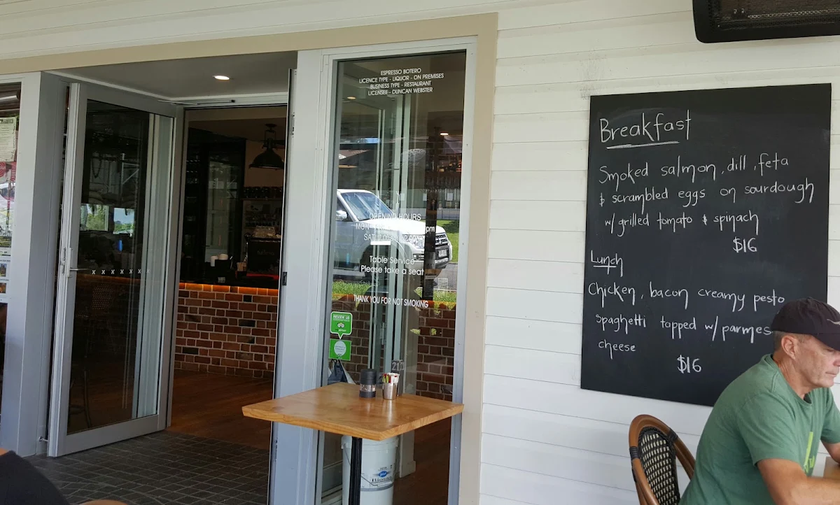 Menu, Botero Cafe & Roastery