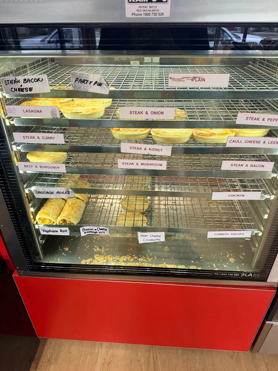 Menu, Bruthen Bakery