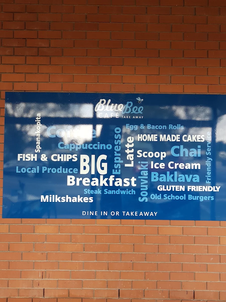 Menu, Bruthen Bakery