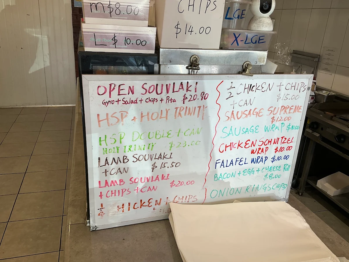 Menu, The Bridge Charcoal Chicken