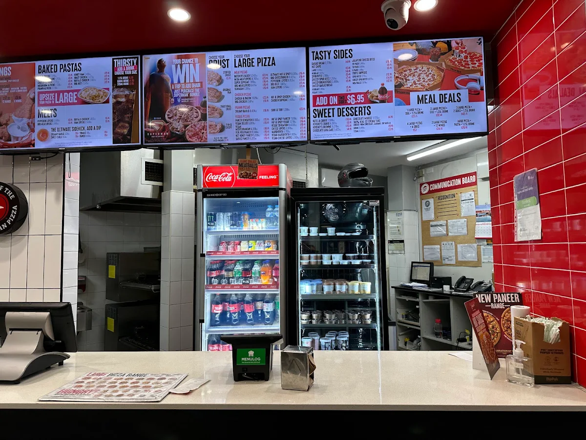 Menu, Pizza Hut Parramatta