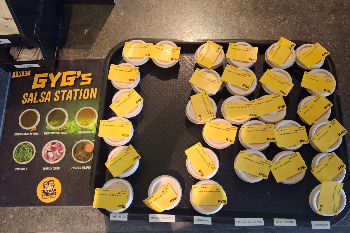 Menu, Guzman y Gomez - Warnbro