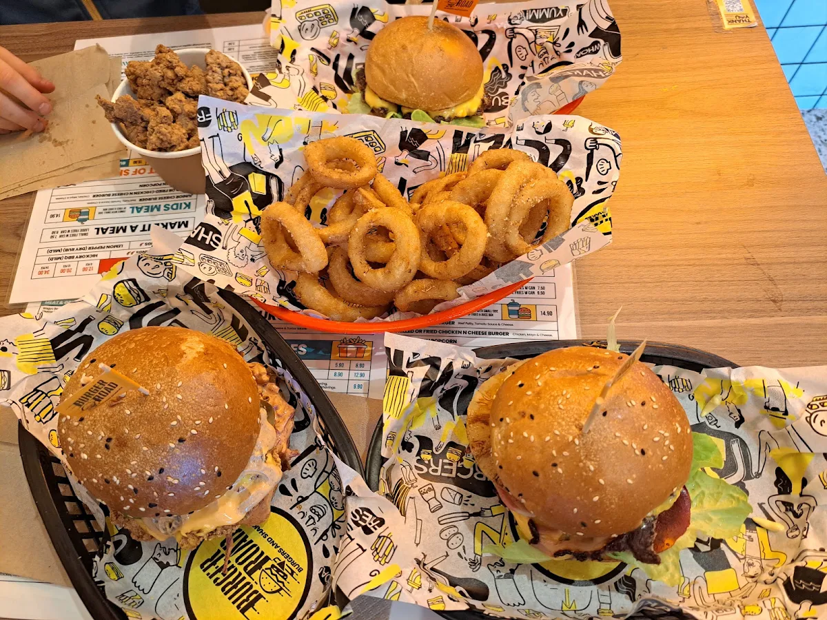 Menu, Burger Road - Watsonia
