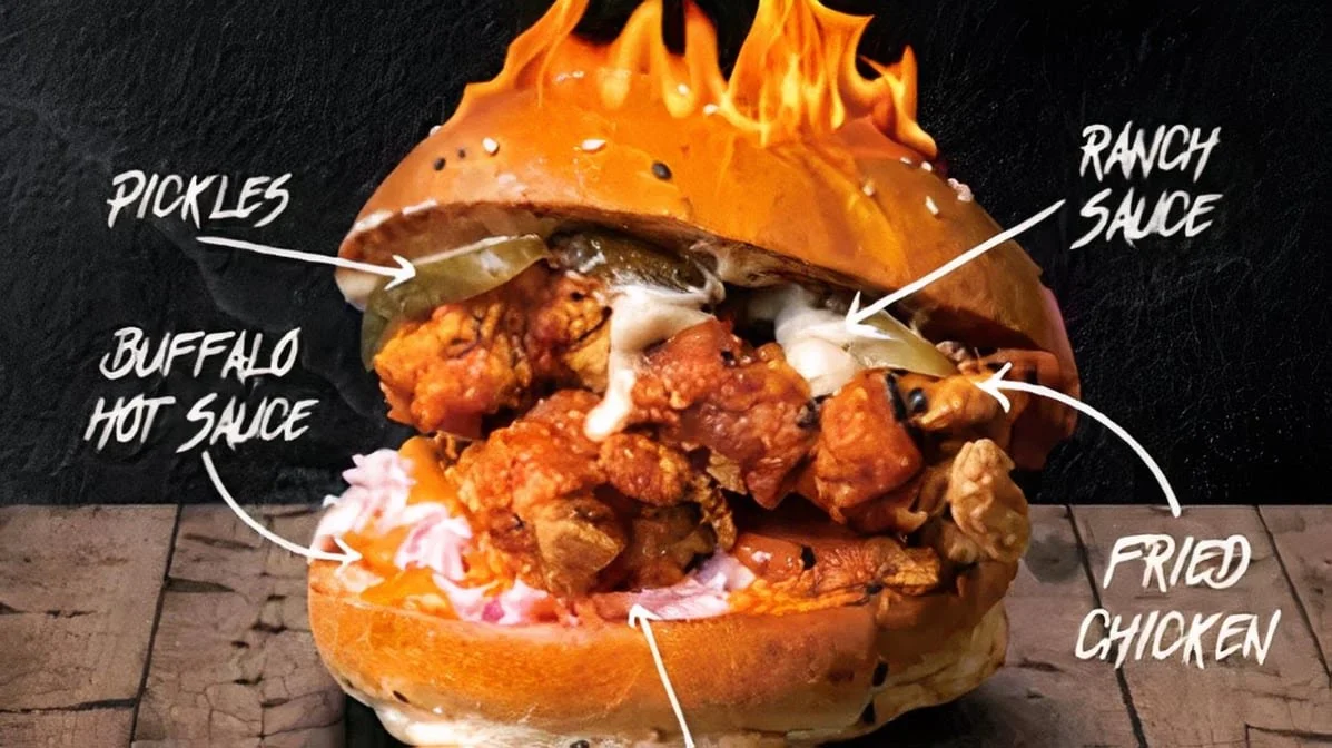 Menu, Burger Road - Watsonia