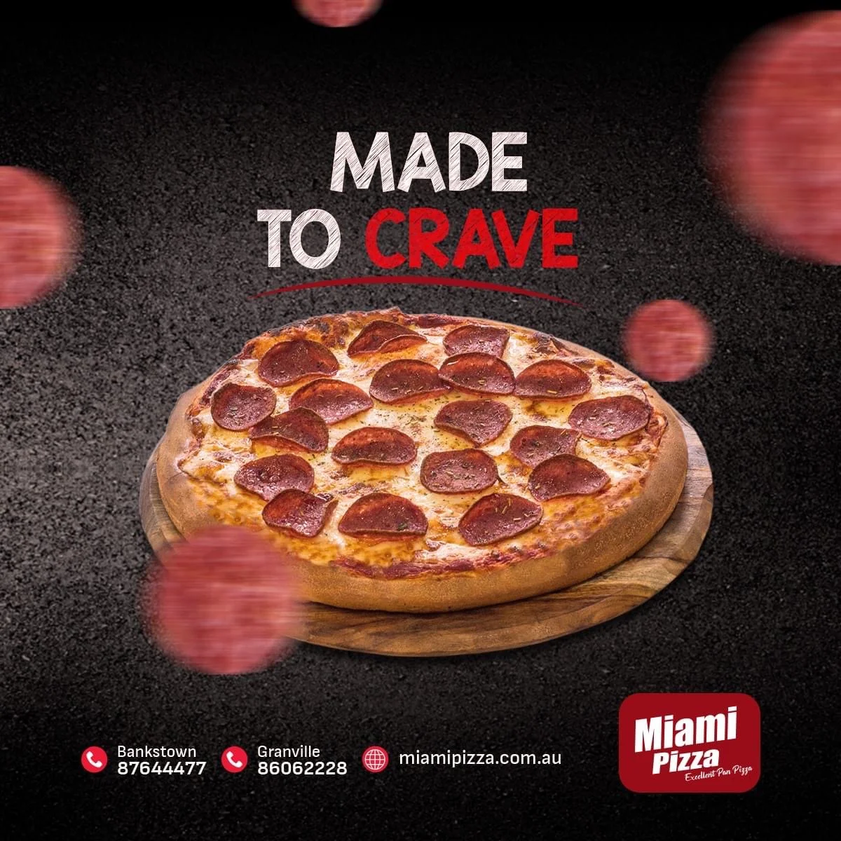 Menu, Miami pizza express