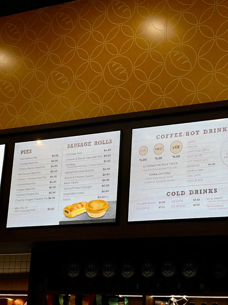 Menu, SG BAKERY NORTH LAKES