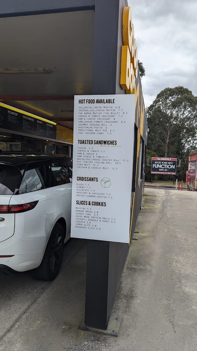 Menu, Good Boy Billy’s