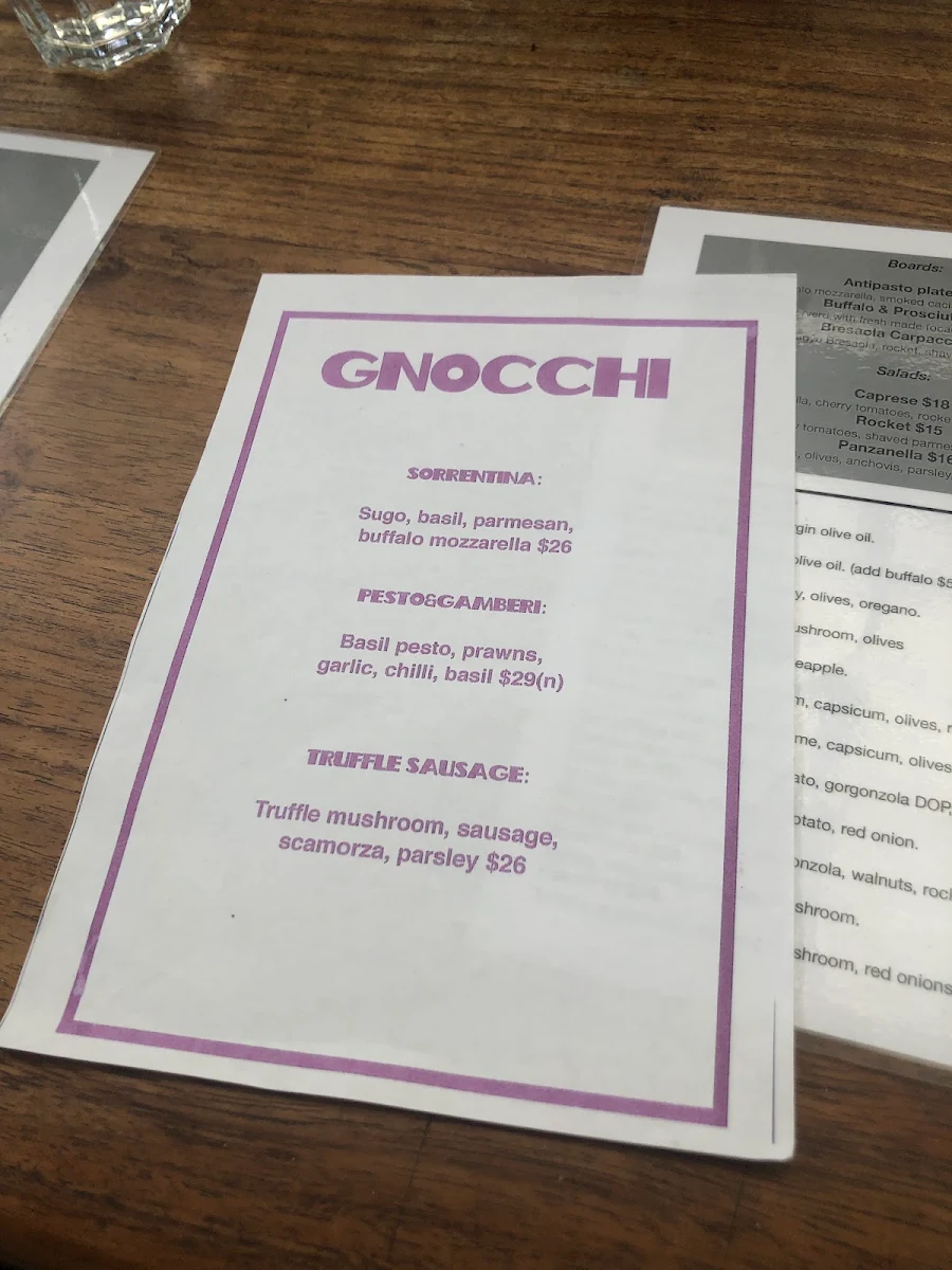 Menu, Ciccio Pizza
