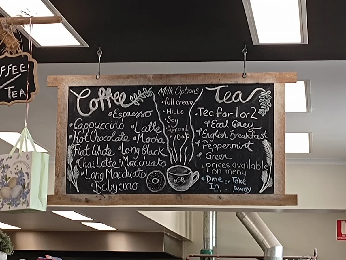 Menu, Harper Street Bakery & Cafe