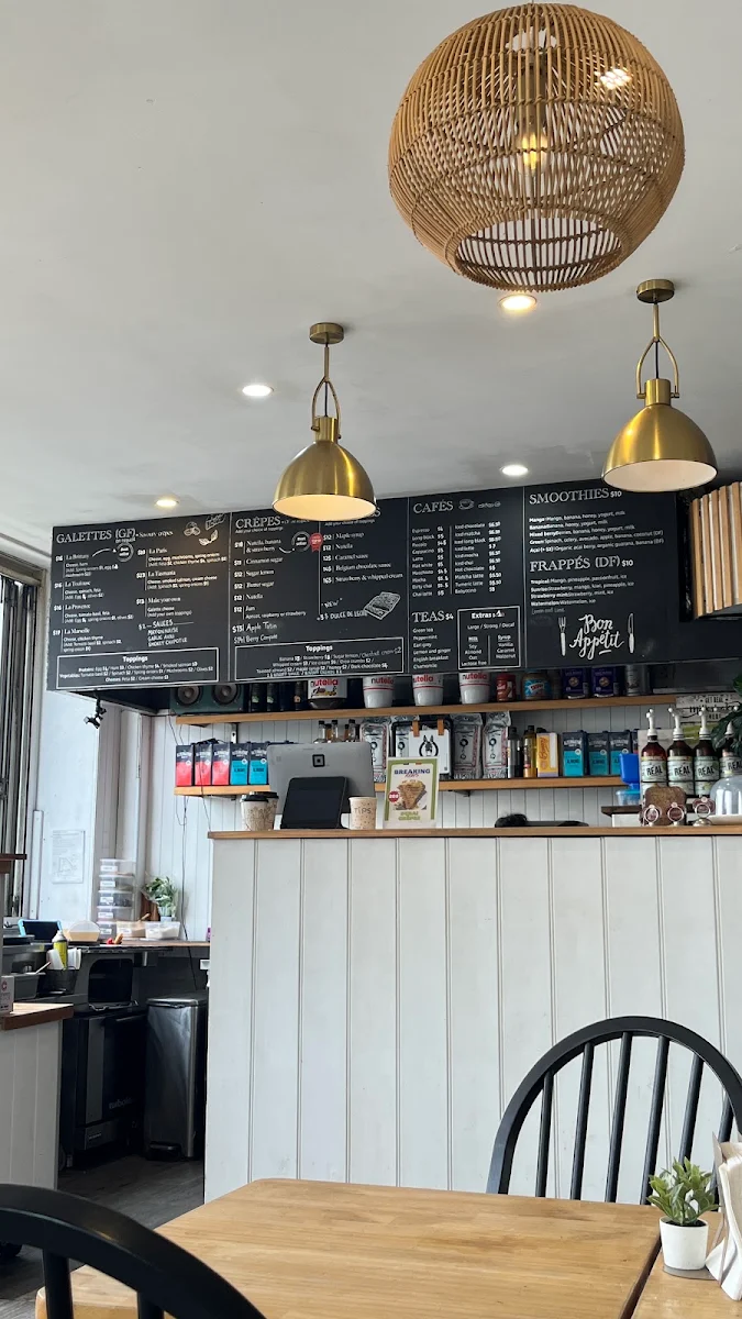 Menu, Crêpes Aubras