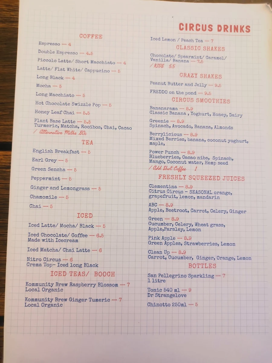 Menu photo 1