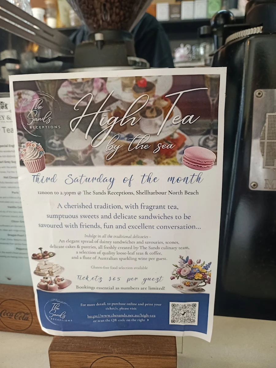 Menu, Park Central Cafe & restaurant