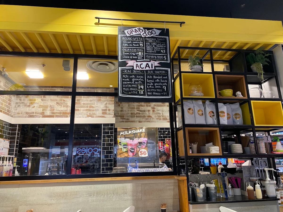 Menu, Baked and Co.