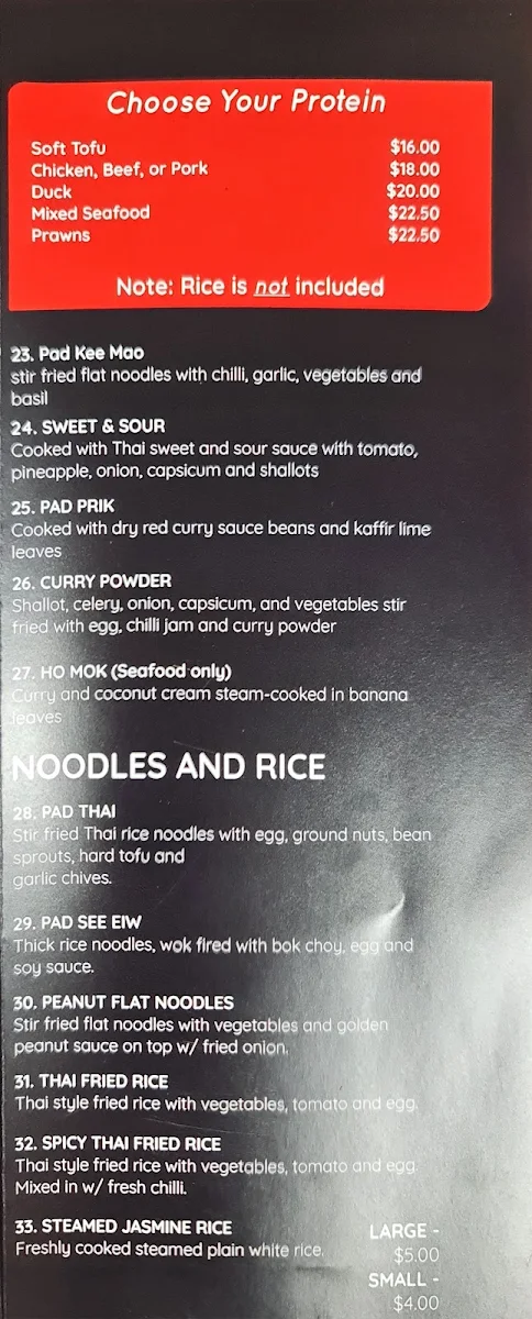 Menu, Cafe Lime by tastythai