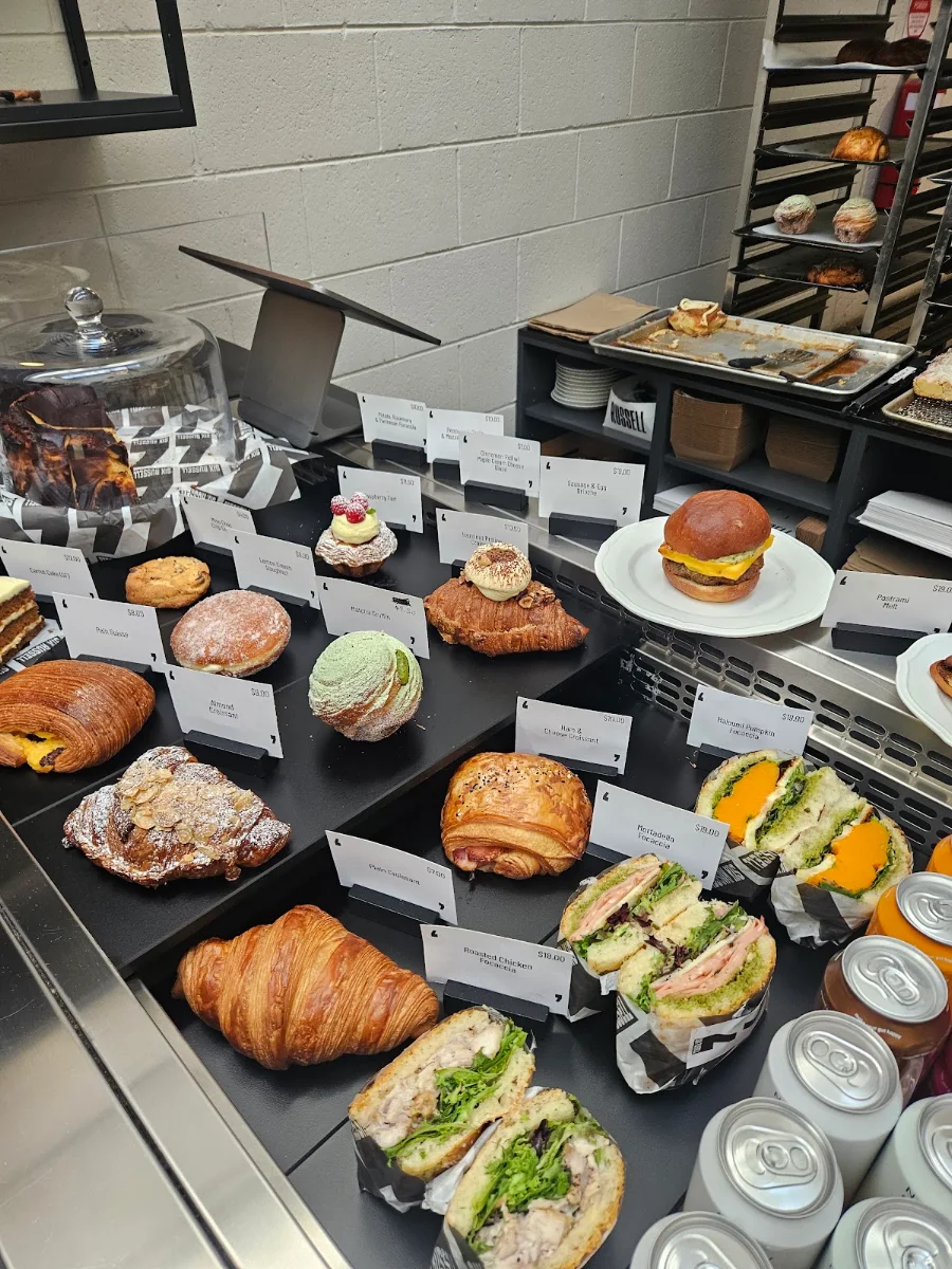 Menu, Six Russell Bakes + Bistro
