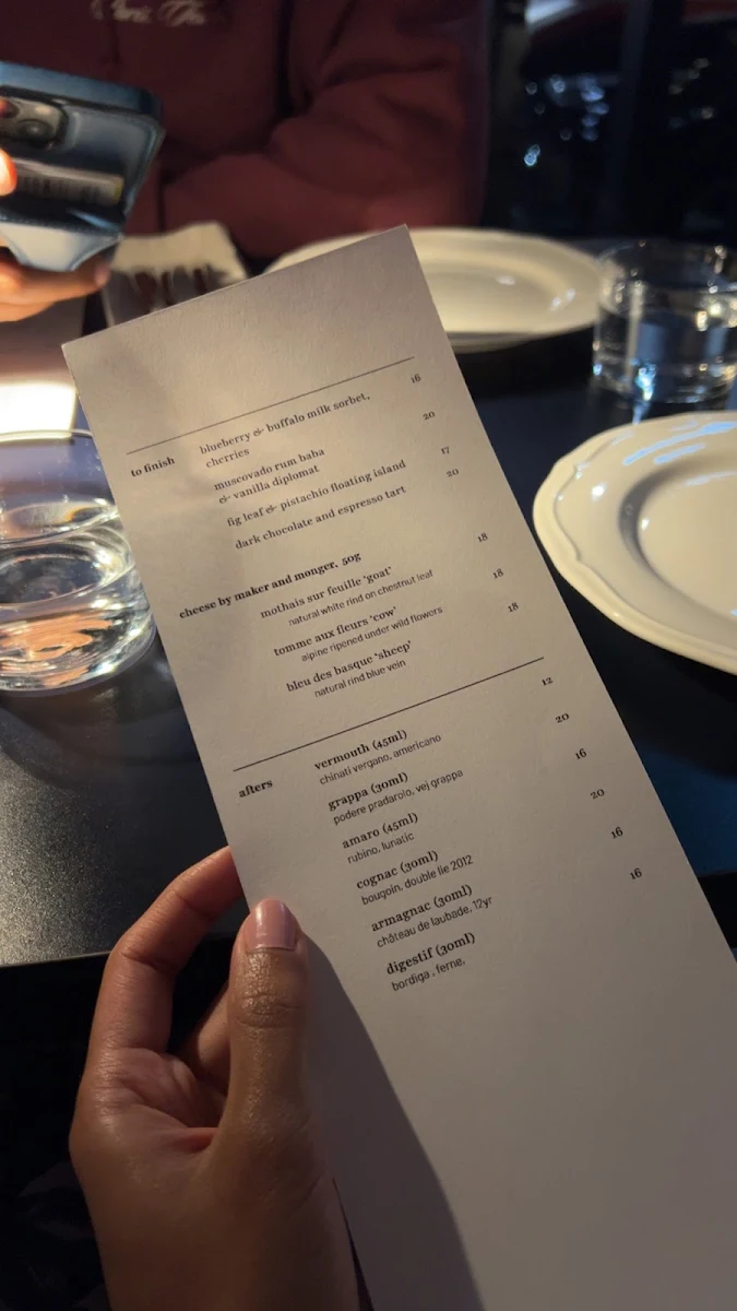 Menu, Six Russell Bakes + Bistro