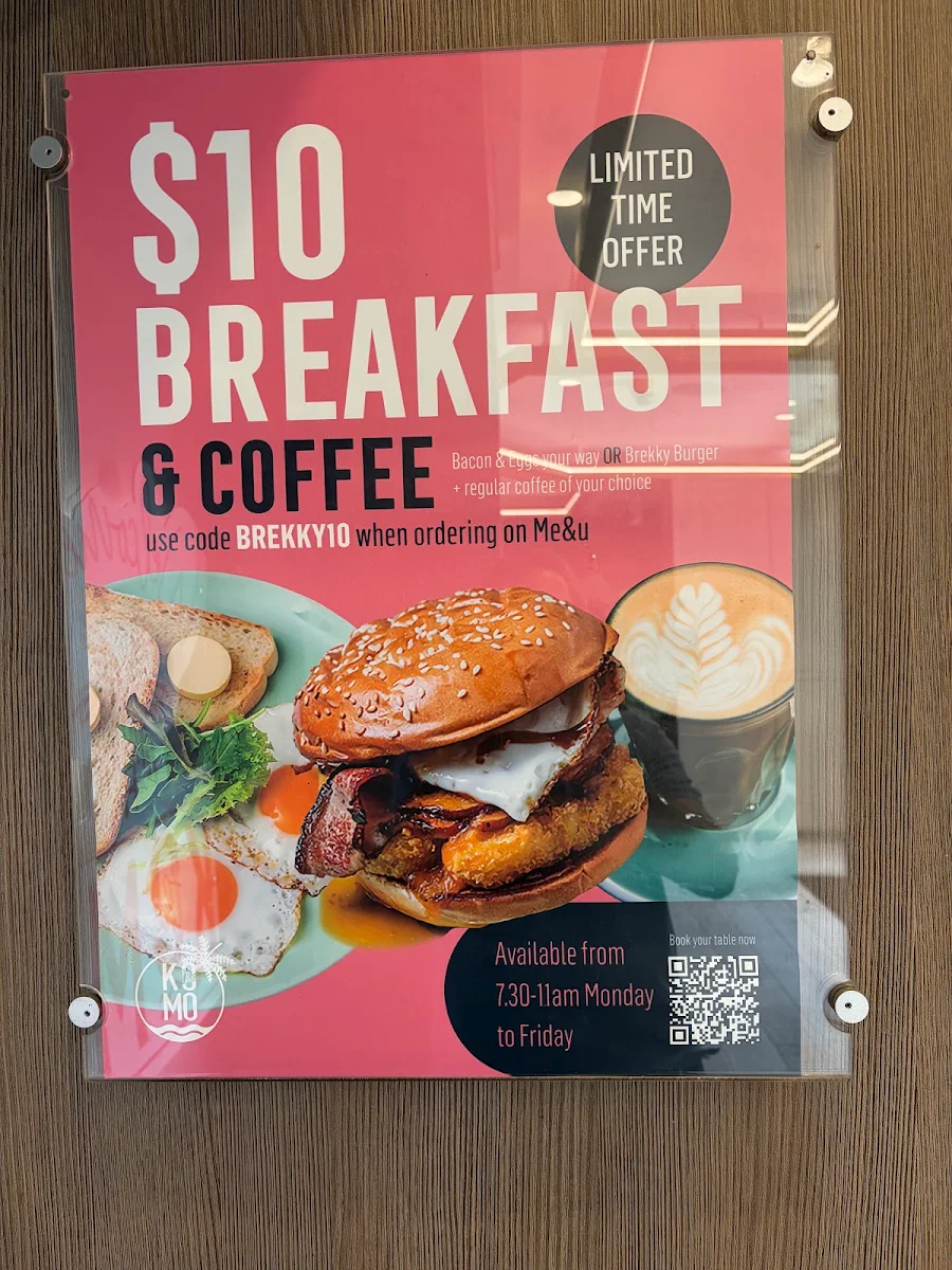 Menu, The Komo